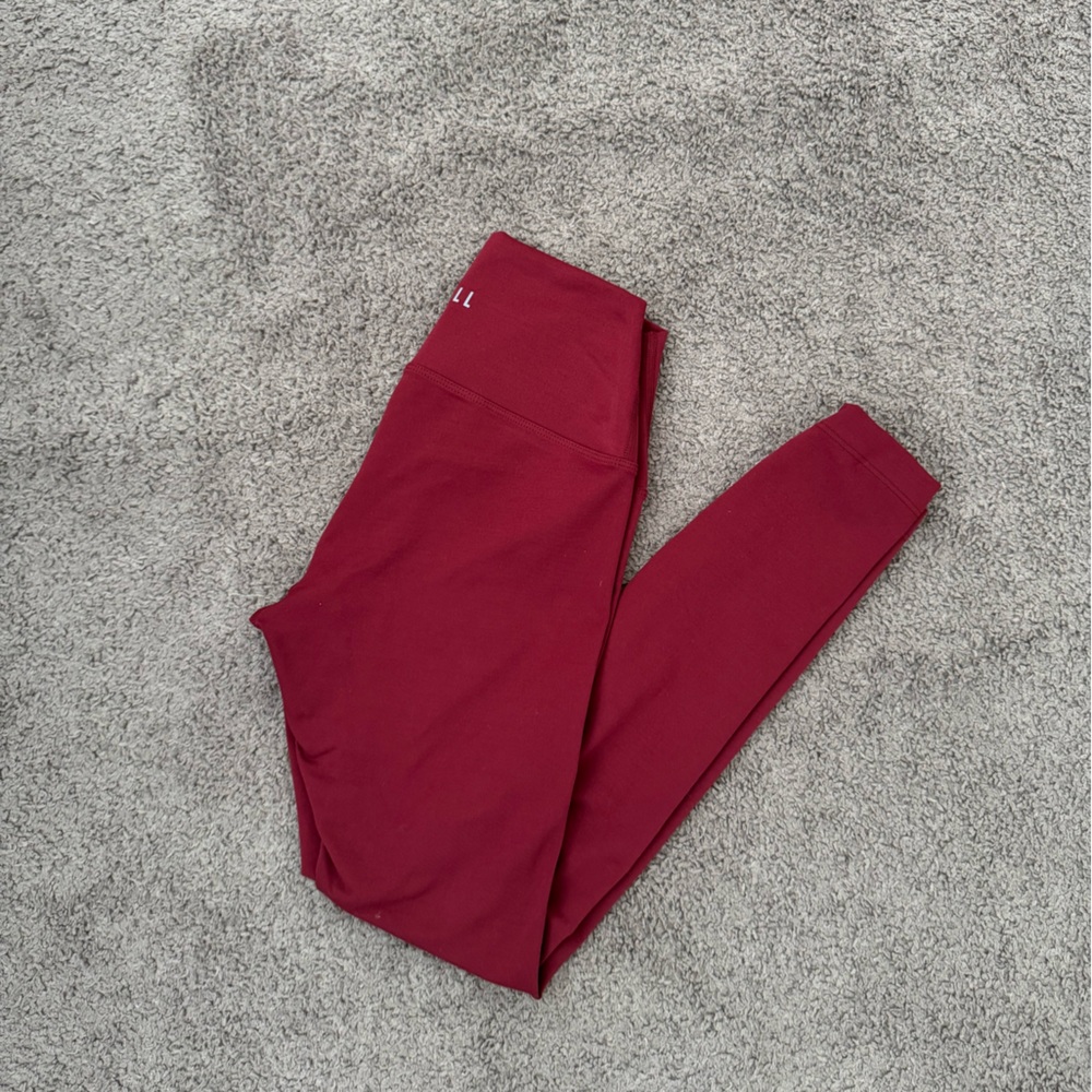 NOBULL Burgundy High-Rise Leggings